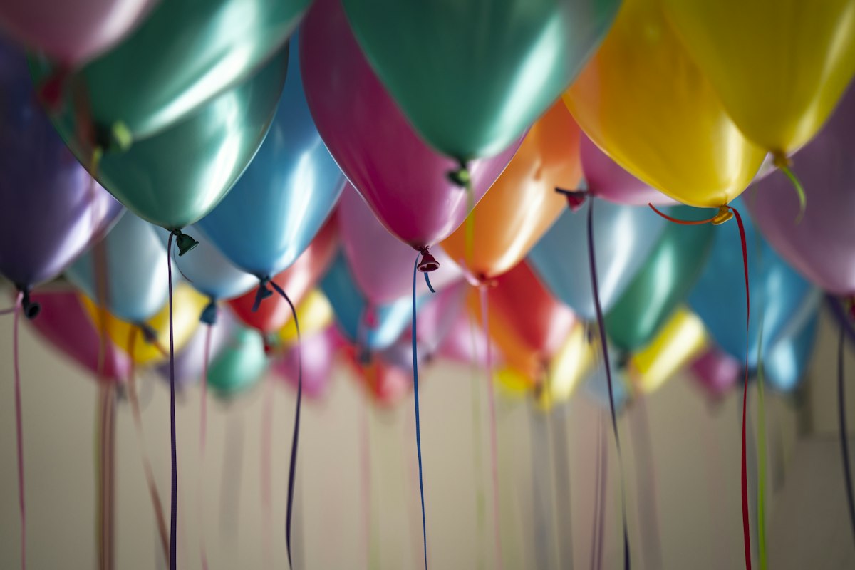 Confetti party celebration